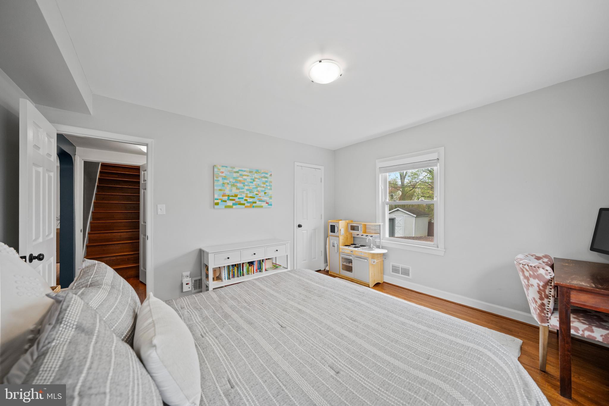 2837 Cameron Road Falls Church, VA 22042 - Photo 18 of 42 a bedroom with a bed and a desk