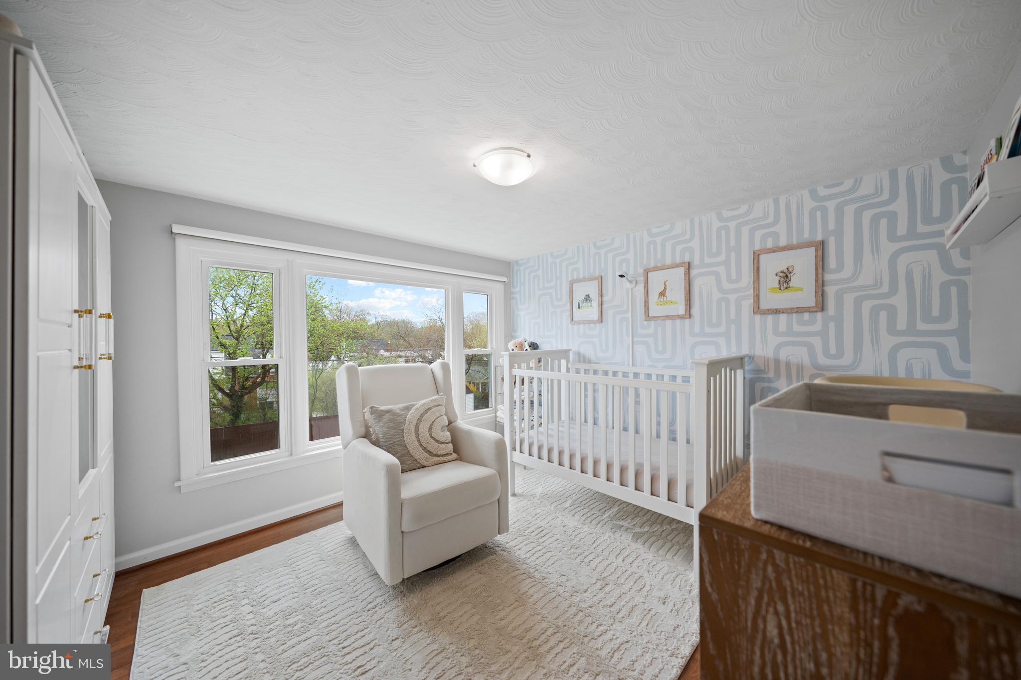 2837 Cameron Road Falls Church, VA 22042 - Photo 21 of 42 a bedroom with furniture and a large window