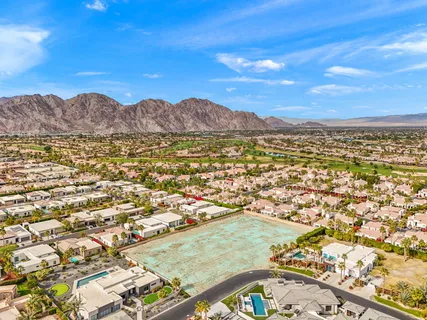 a view of lake and mountain