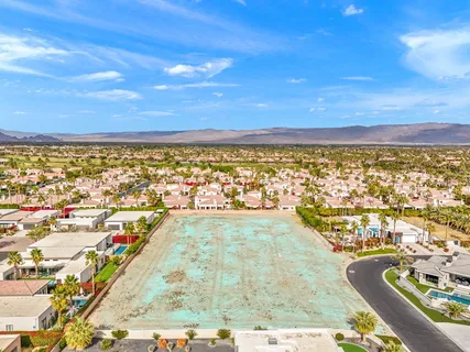 a view of an outdoor space and mountain view