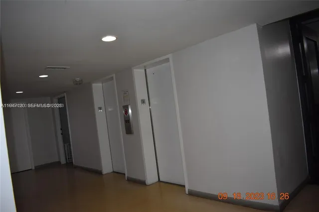a view of closet area