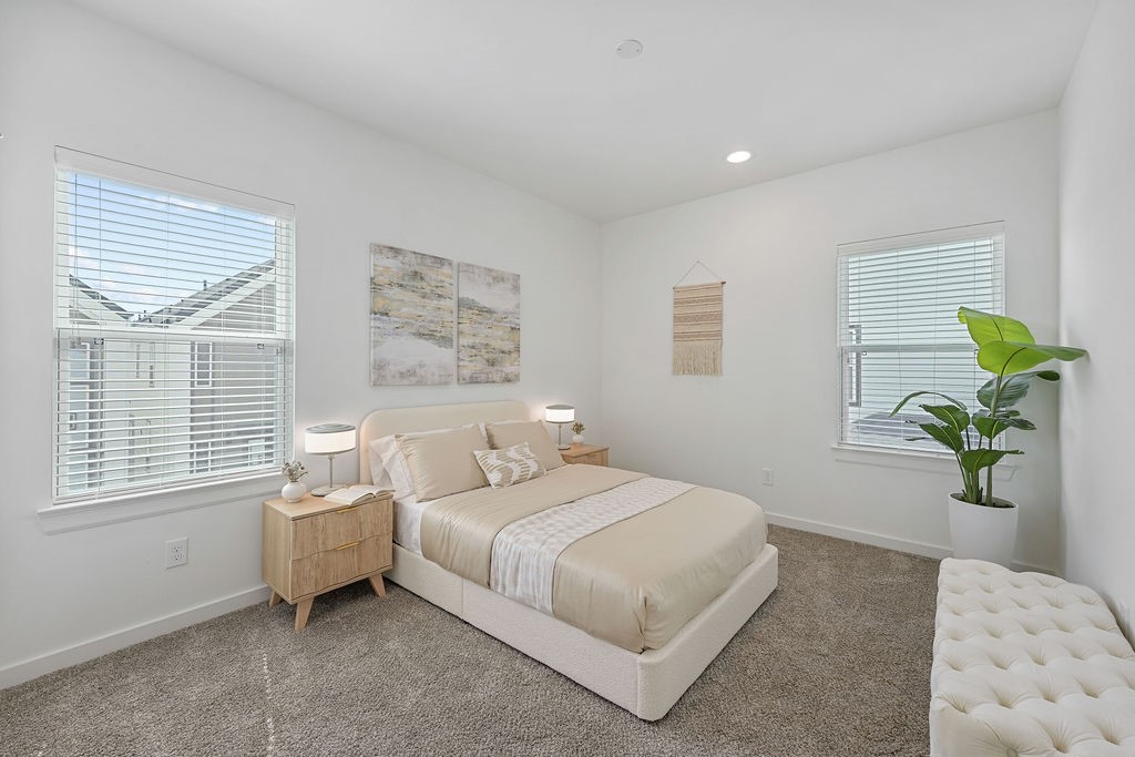 1208 Highland Row Lane Houston, TX 77091 - Photo 19 of 29 *Photos of staged model home. Finish package will feature blonde flooring with green and taupe cabinetry.