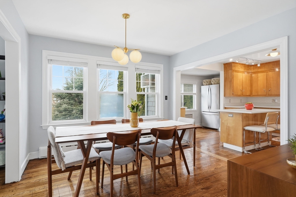 17 Vogel Street Boston, MA 02132 - Photo 4 of 43 a view of a dining room with furniture window and outside view