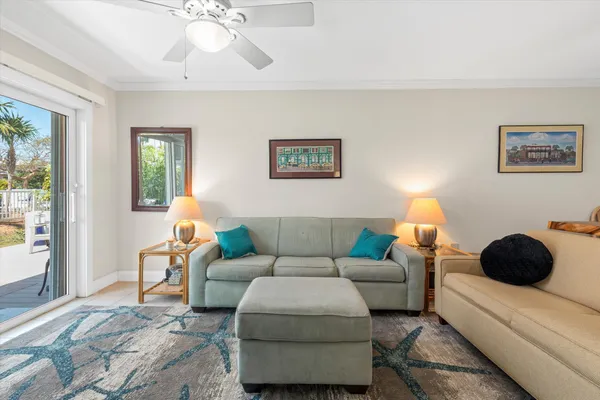 a view of yard with patio