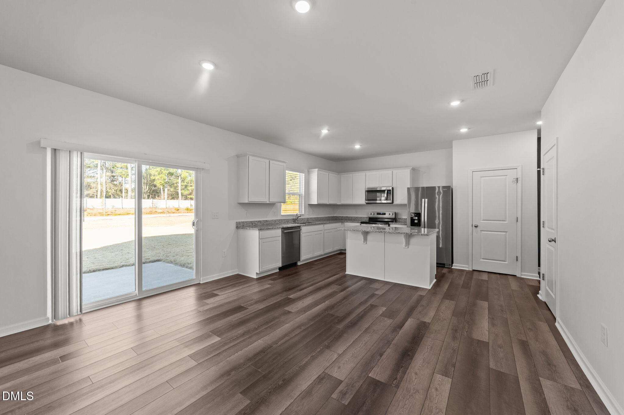 1421 Justice Union Court Raleigh, NC 27604 - Photo 7 of 21 a view of kitchen with wooden floor and electronic appliances