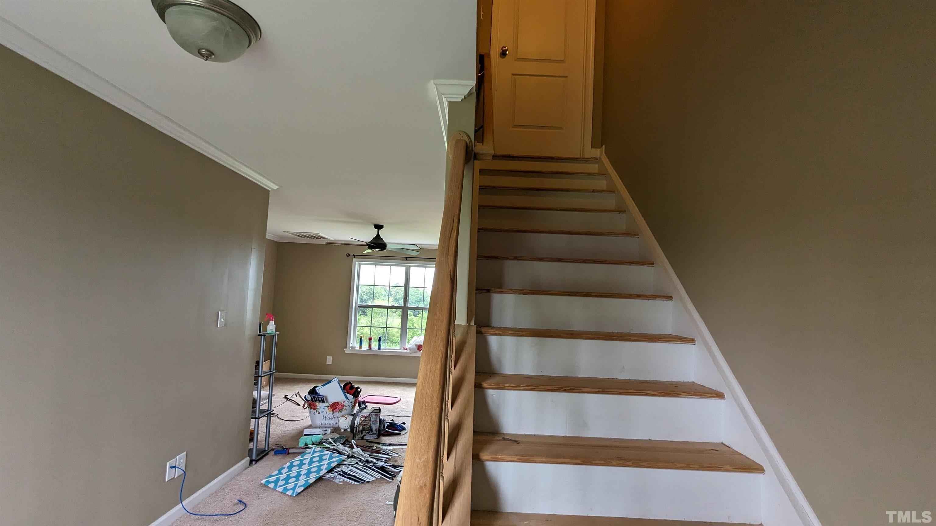 304 Bernard Purvis Road Bennett, NC 27208 - Photo 30 of 33 a view of entryway and hall with wooden floor