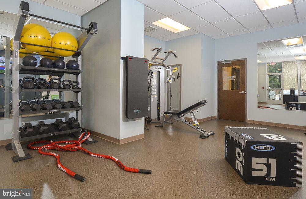515 West Chelten Avenue, Unit 2B1509 Philadelphia, PA 19144 - Photo 34 of 36 a view of a room with gym equipment