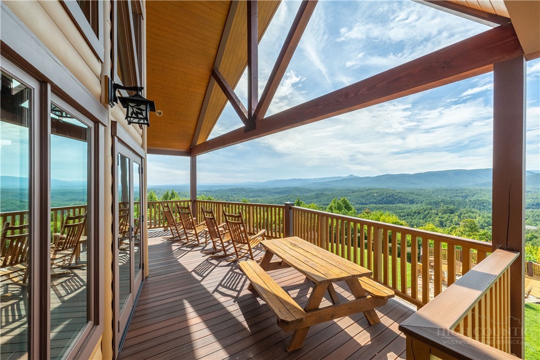 1638 Johns Ridge Parkway Lenoir, NC 28645 - Photo 40 of 50 a view of a balcony with wooden floor