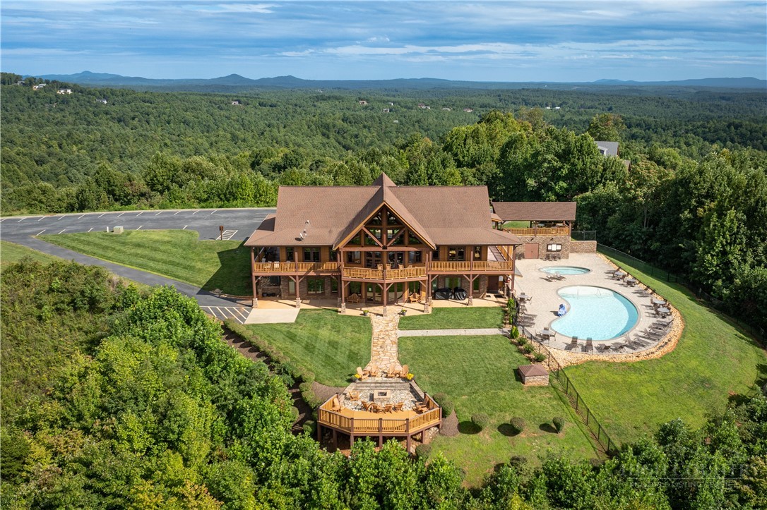 1638 Johns Ridge Parkway Lenoir, NC 28645 - Photo 42 of 50 an aerial view of a house with a garden