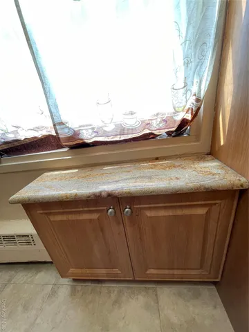 a bathroom with a tub