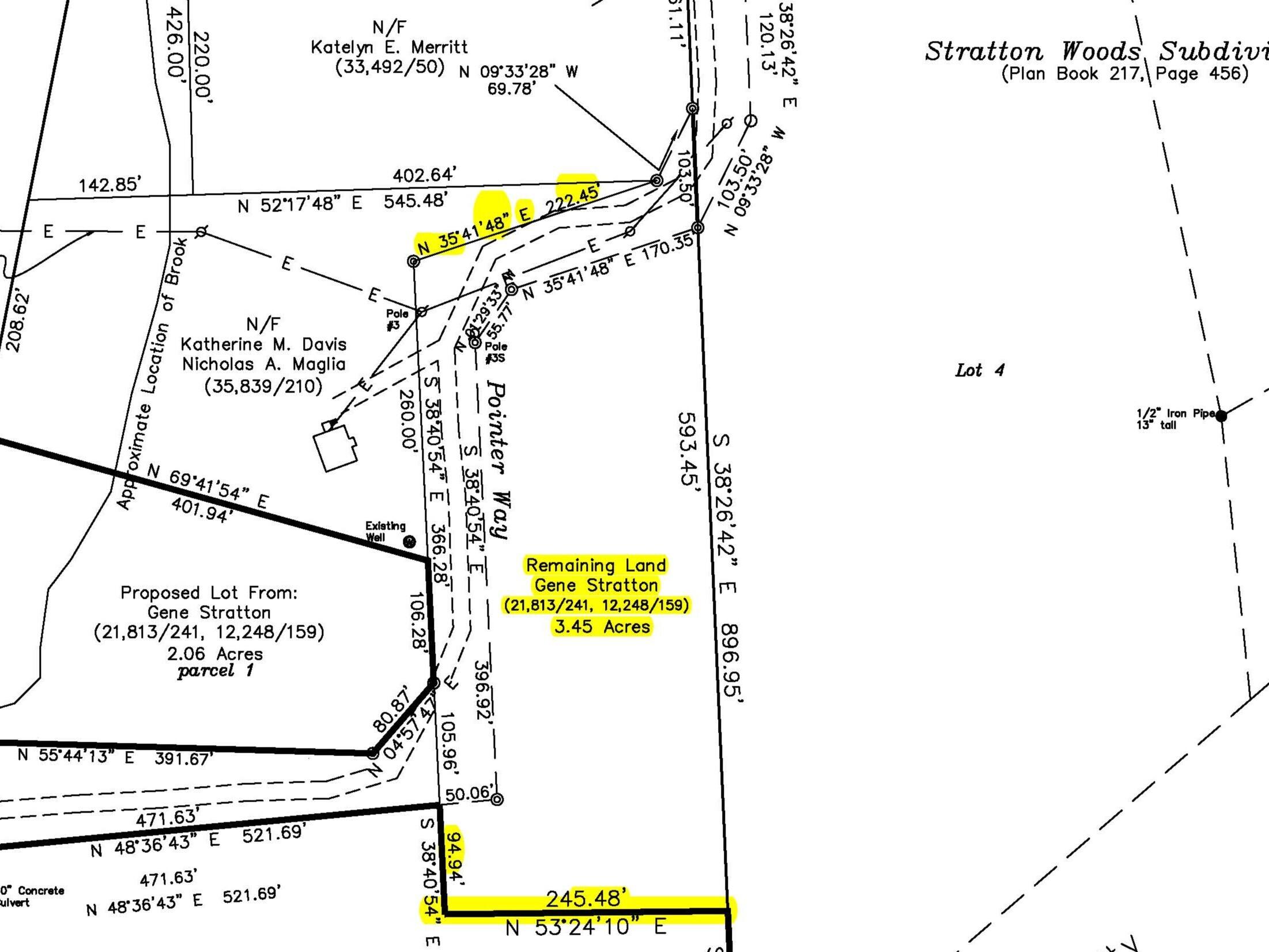Crop survey 3.45 acres