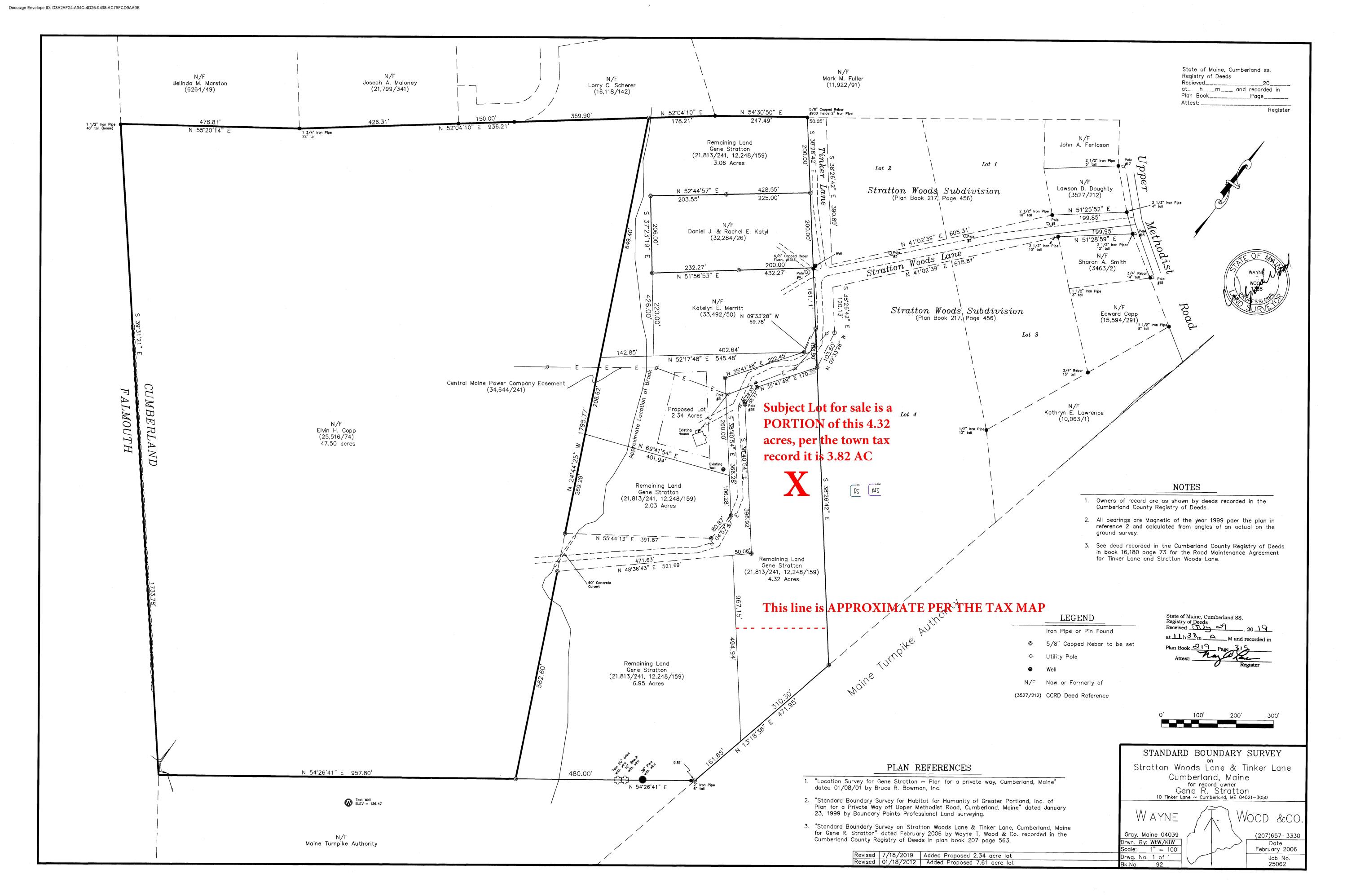 0 Tinker Lane, Unit 57D Cumberland Center, ME 04021 - Photo 3 of 6 LOT 57D marked