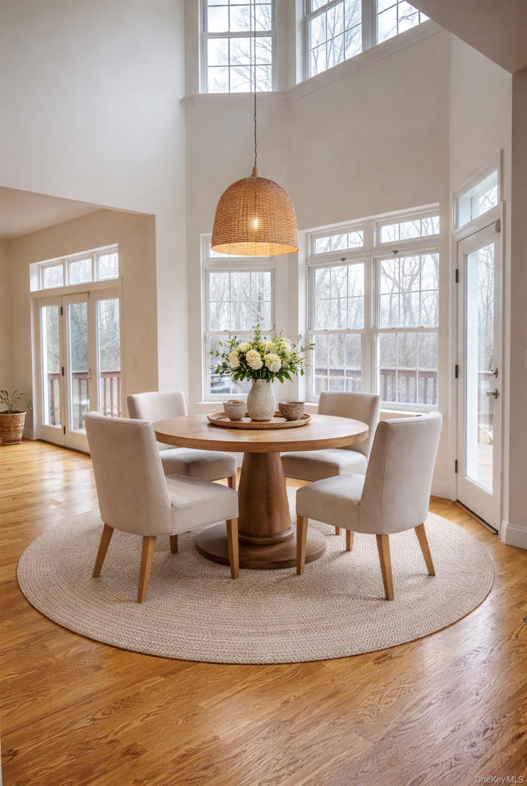 37 Willets Way Newburgh, NY 12550 - Photo 11 of 48 a dining room with furniture a chandelier and wooden floor