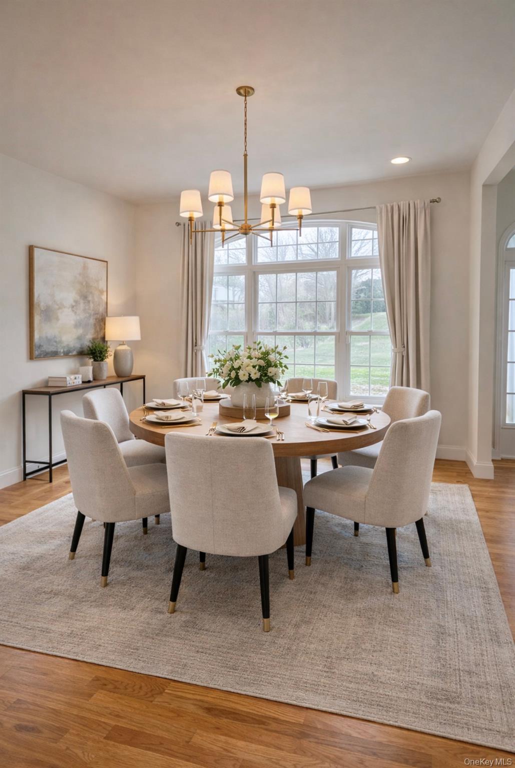 37 Willets Way Newburgh, NY 12550 - Photo 13 of 48 a view of a dining room with furniture a rug and wooden floor