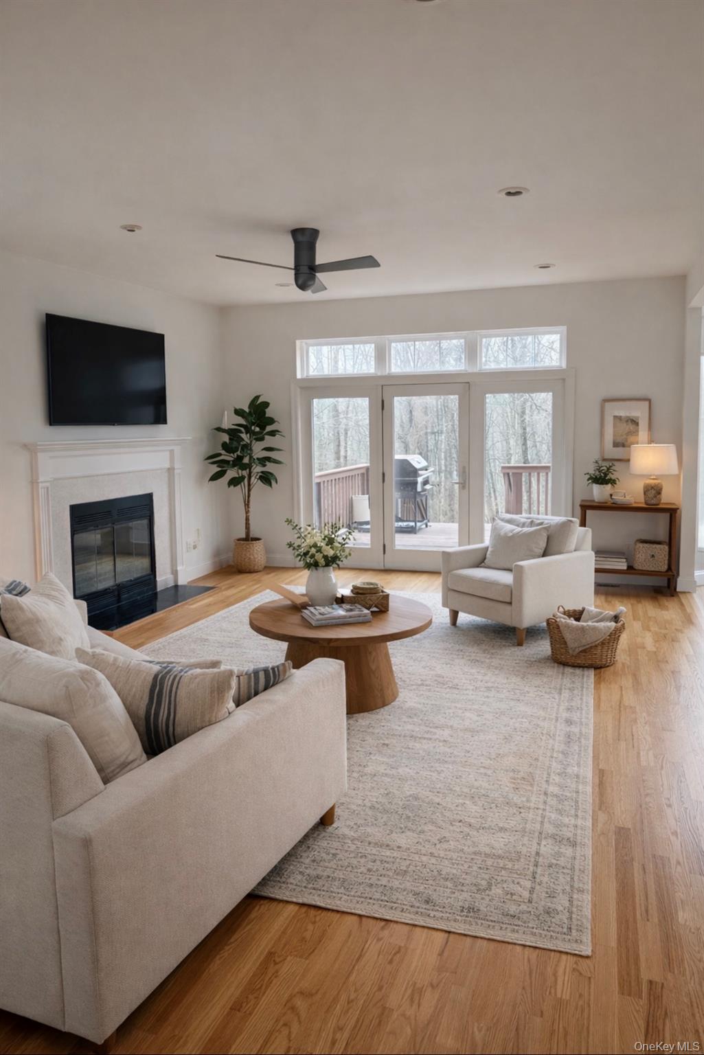 37 Willets Way Newburgh, NY 12550 - Photo 7 of 48 a living room with furniture and a fireplace