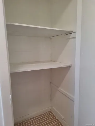 a close view of closet