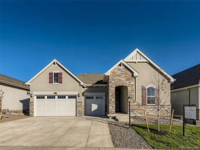 a front view of a house with garage