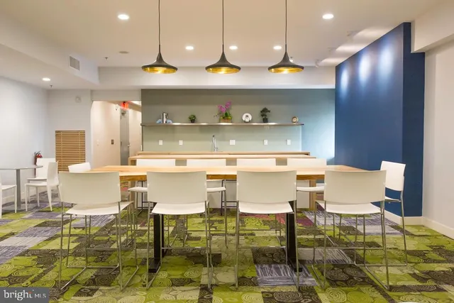 a kitchen with a stove and a microwave