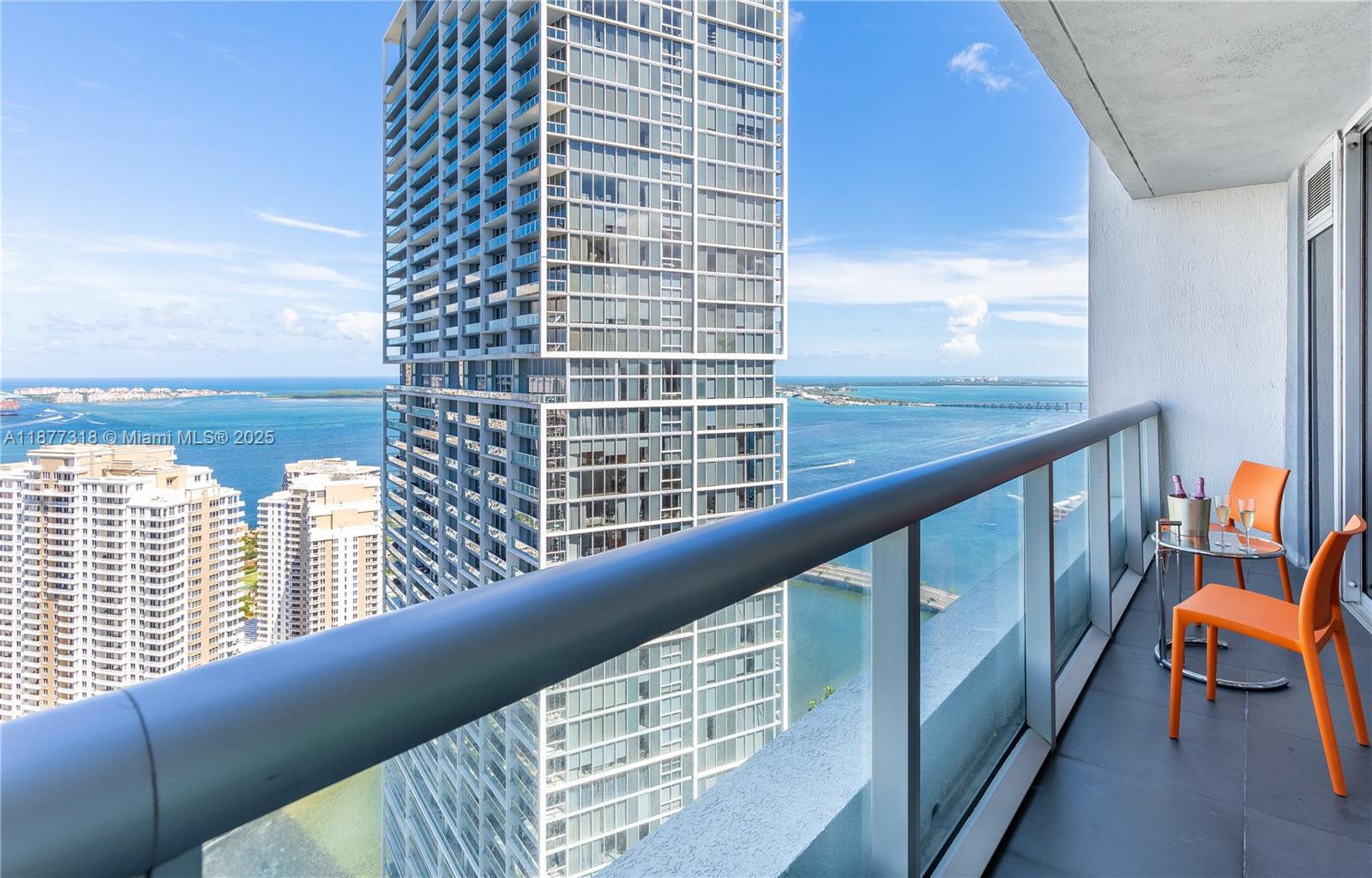 485 Brickell Avenue, Unit 4101 Miami, FL 33131 - Photo 10 of 14 a view of balcony with couch