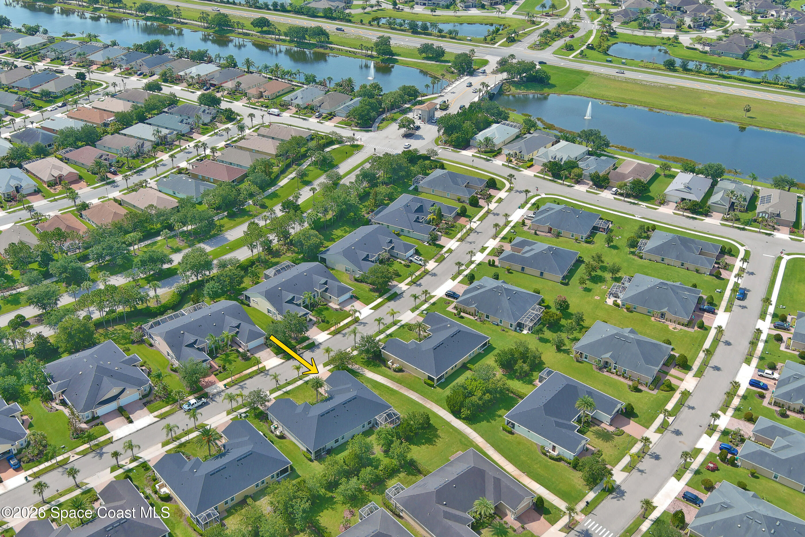 7170 Ralston Street Melbourne, FL 32940 - Photo 45 of 77 Aerial Subject see Arrow