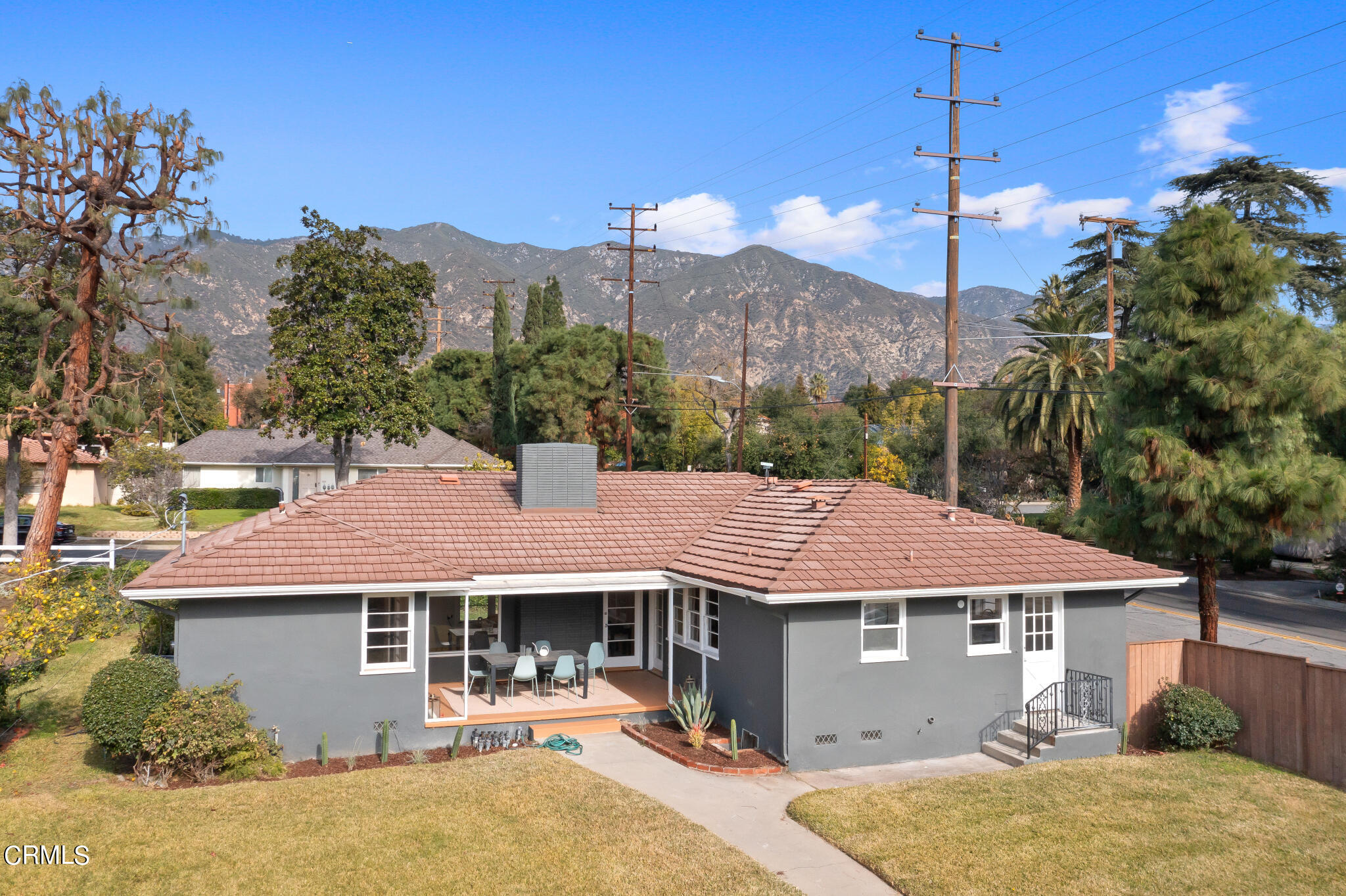 3890 Landfair Road Pasadena, CA 91107 - Photo 36 of 46 a aerial view of a house with table and chairs
