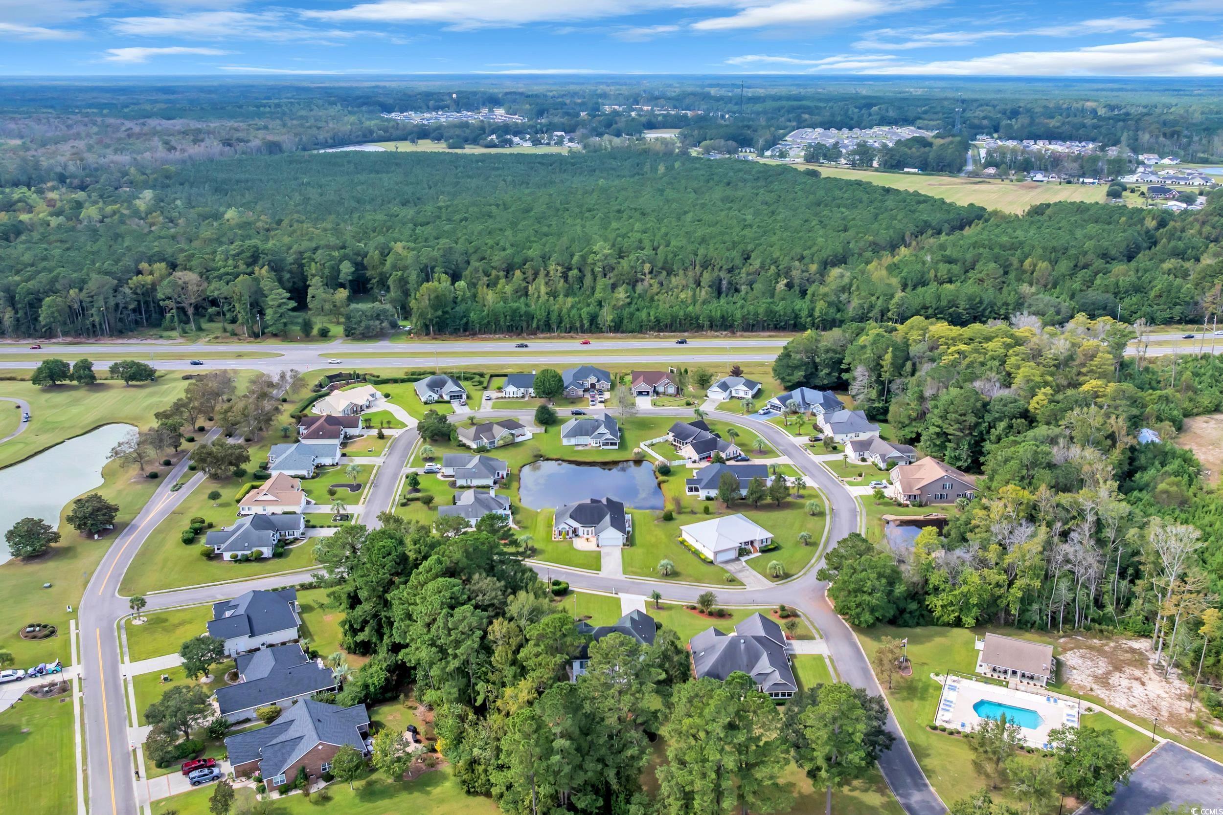 442 Deer Watch Circle Longs, SC 29568 - Photo 37 of 40 Aerial view of property's location featuring nearby suburban area