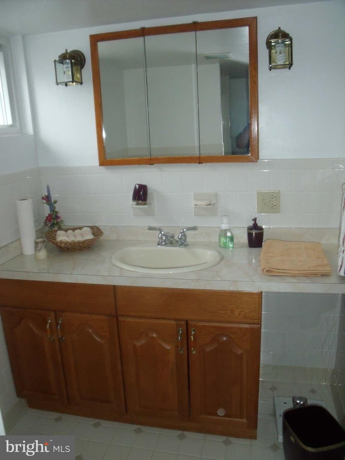 1209 Orems Road Baltimore, MD 21220 - Photo 27 of 29 a bathroom with a sink and a mirror