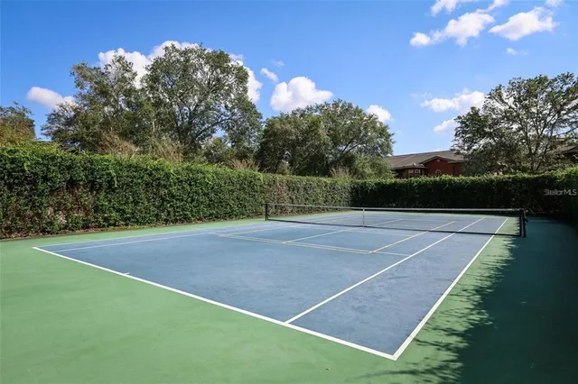 a view of a tennis court