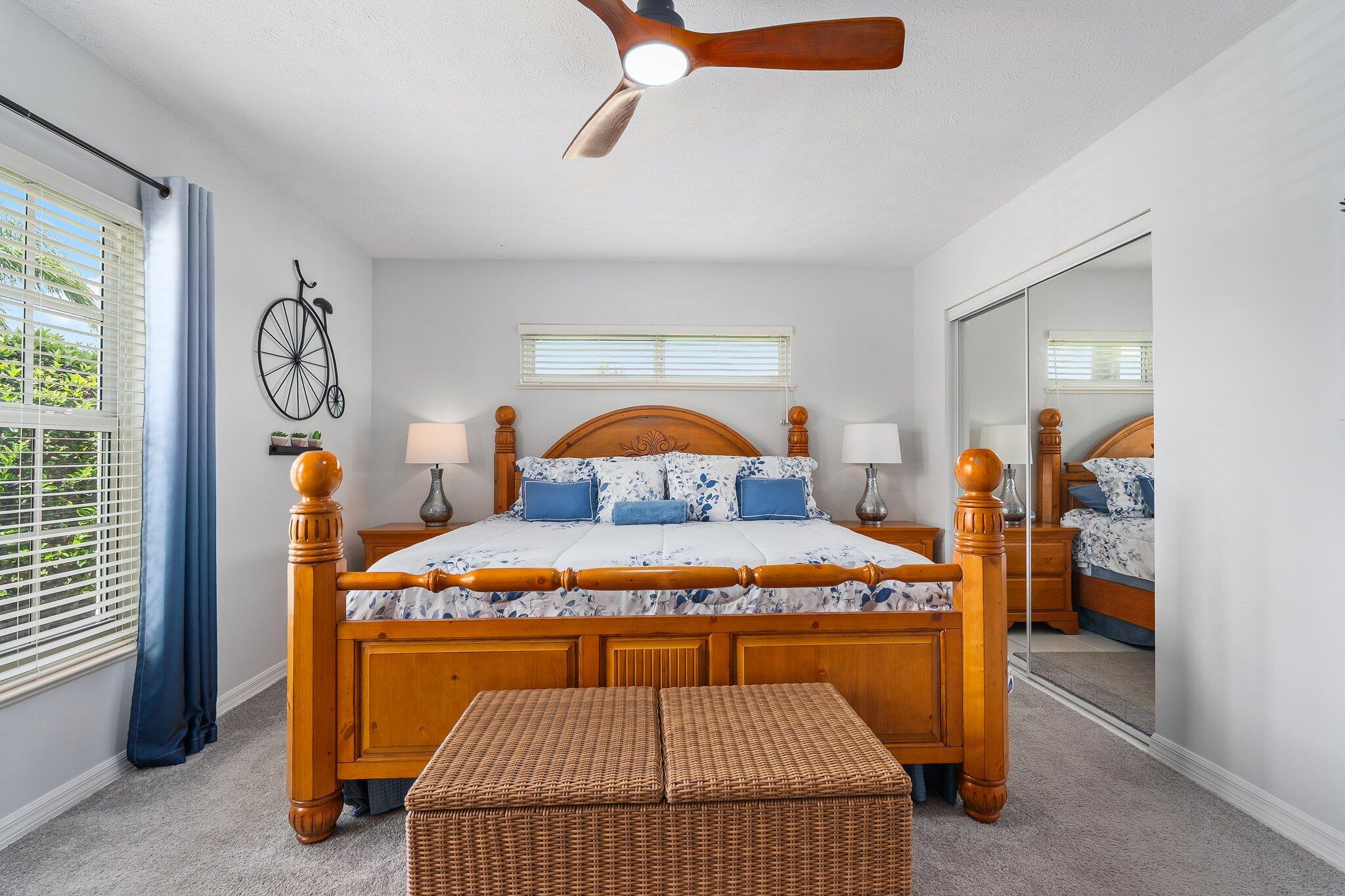 2186 Southeast Wild Meadow Circle Port St. Lucie, FL 34952 - Photo 26 of 57 a bedroom with a bed and window