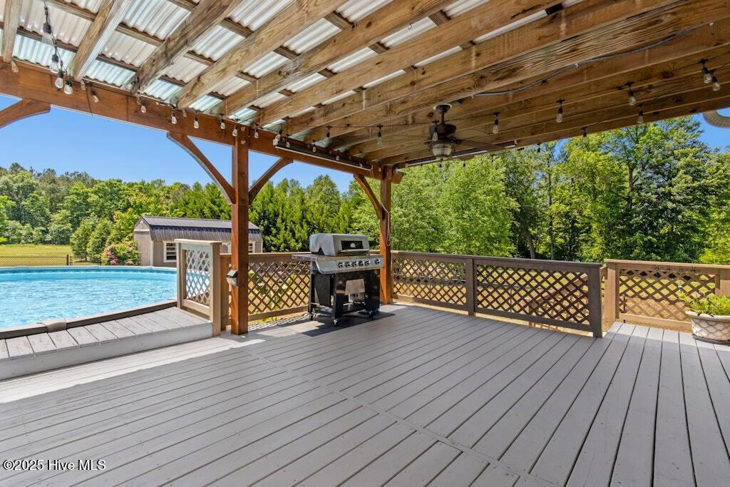 187 Old Johnson Road Wendell, NC 27591 - Photo 27 of 33 Covered deck area