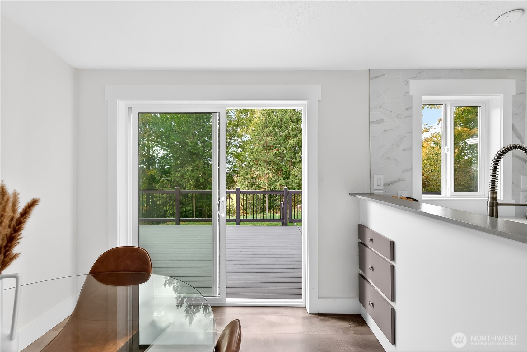 6583 Goodwin Road Everson, WA 98247 - Photo 25 of 40 a bathroom with a double vanity sink and a mirror
