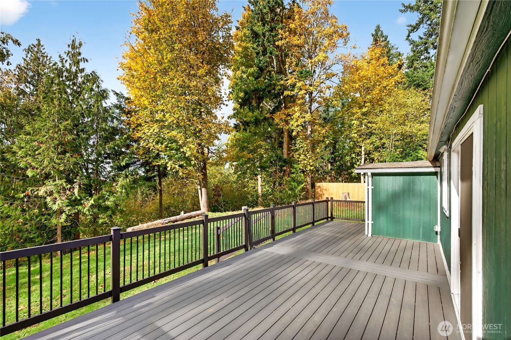 6583 Goodwin Road Everson, WA 98247 - Photo 26 of 40 a view of a balcony with wooden floor