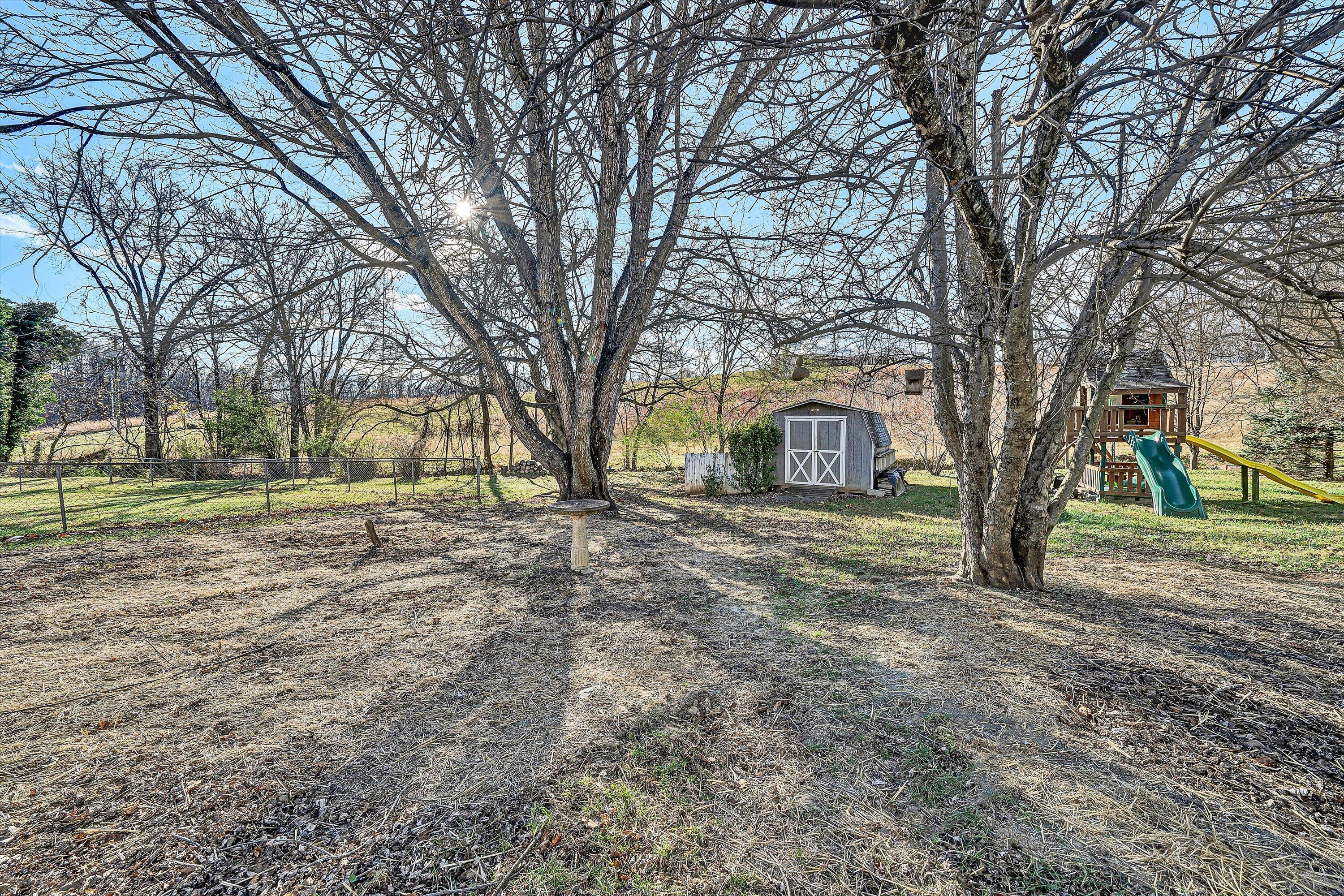 519 Doyle Street Salem, VA 24153 - Photo 36 of 40 a view of a yard with a house and large trees