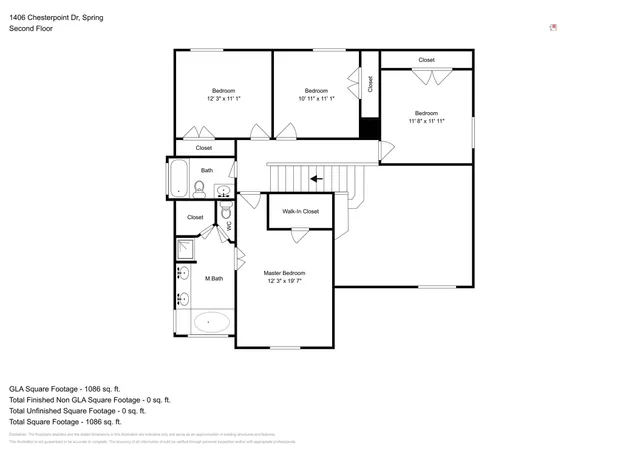 $2,195 | 1406 Chesterpoint Drive, Spring, TX 77386