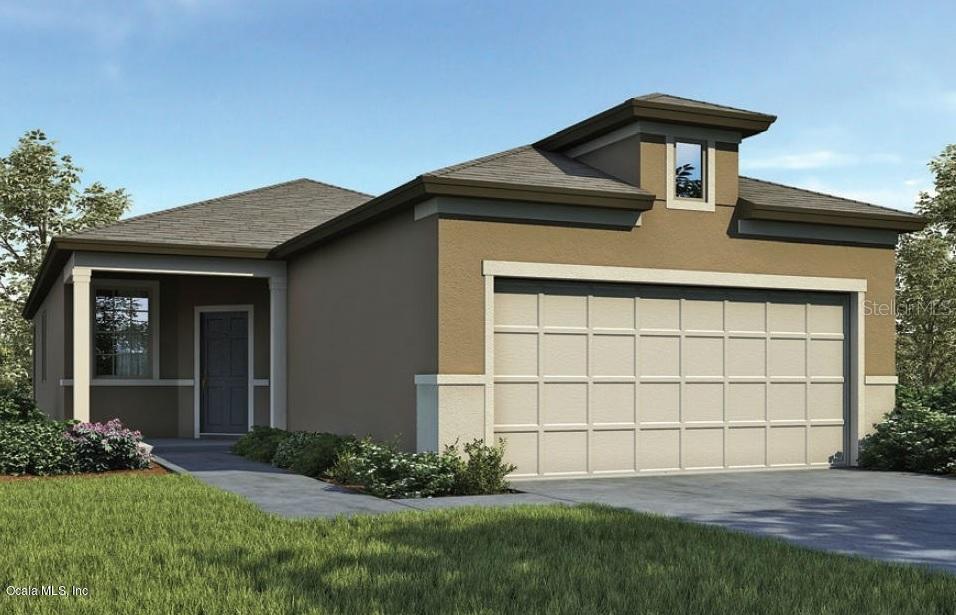 9706 Southwest 76th Lane Road Ocala, FL 34481 - Photo 1 of 1 Steel Creek Elevation 1 - Right Garage