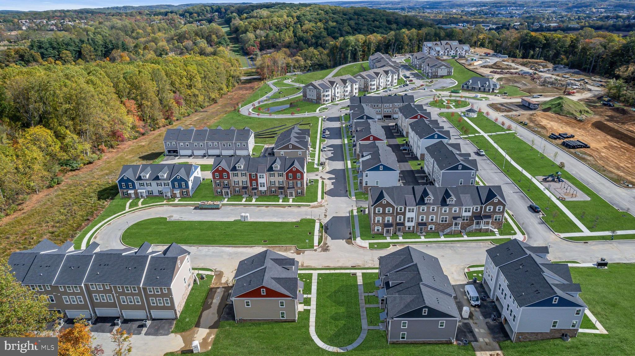 219 Snow Lane, Unit 1 Downingtown, PA 19335 - Photo 27 of 29 a aerial view of a house with a swimming pool