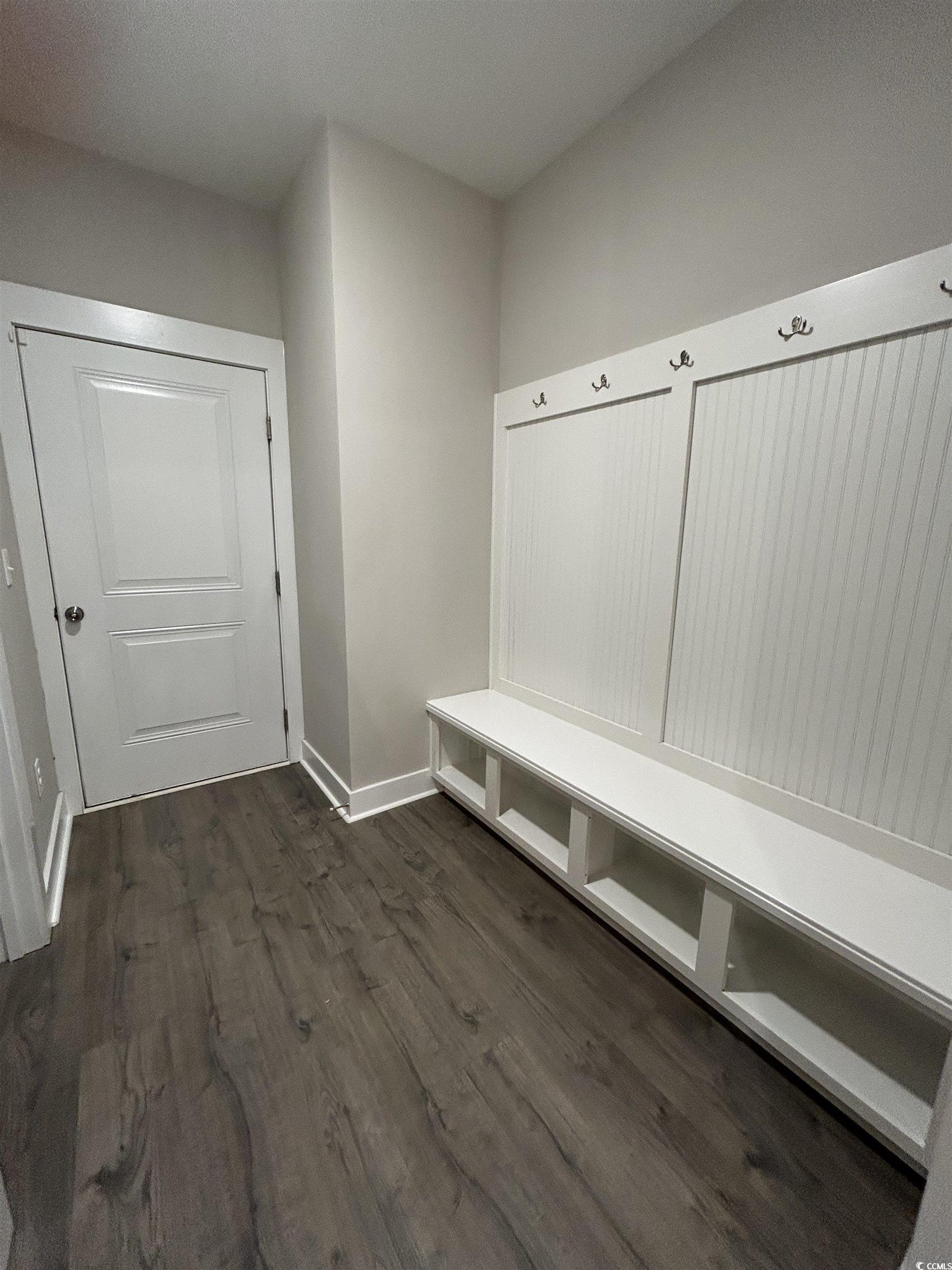 2108 Ballast Court Myrtle Beach, SC 29579 - Photo 10 of 37 Mudroom featuring dark wood finished floors and baseboards
