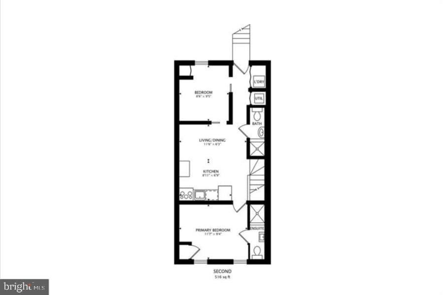 1720 H Street Northeast, Unit B Washington, DC 20002 - Photo 16 of 29 Charming layout for modern living.