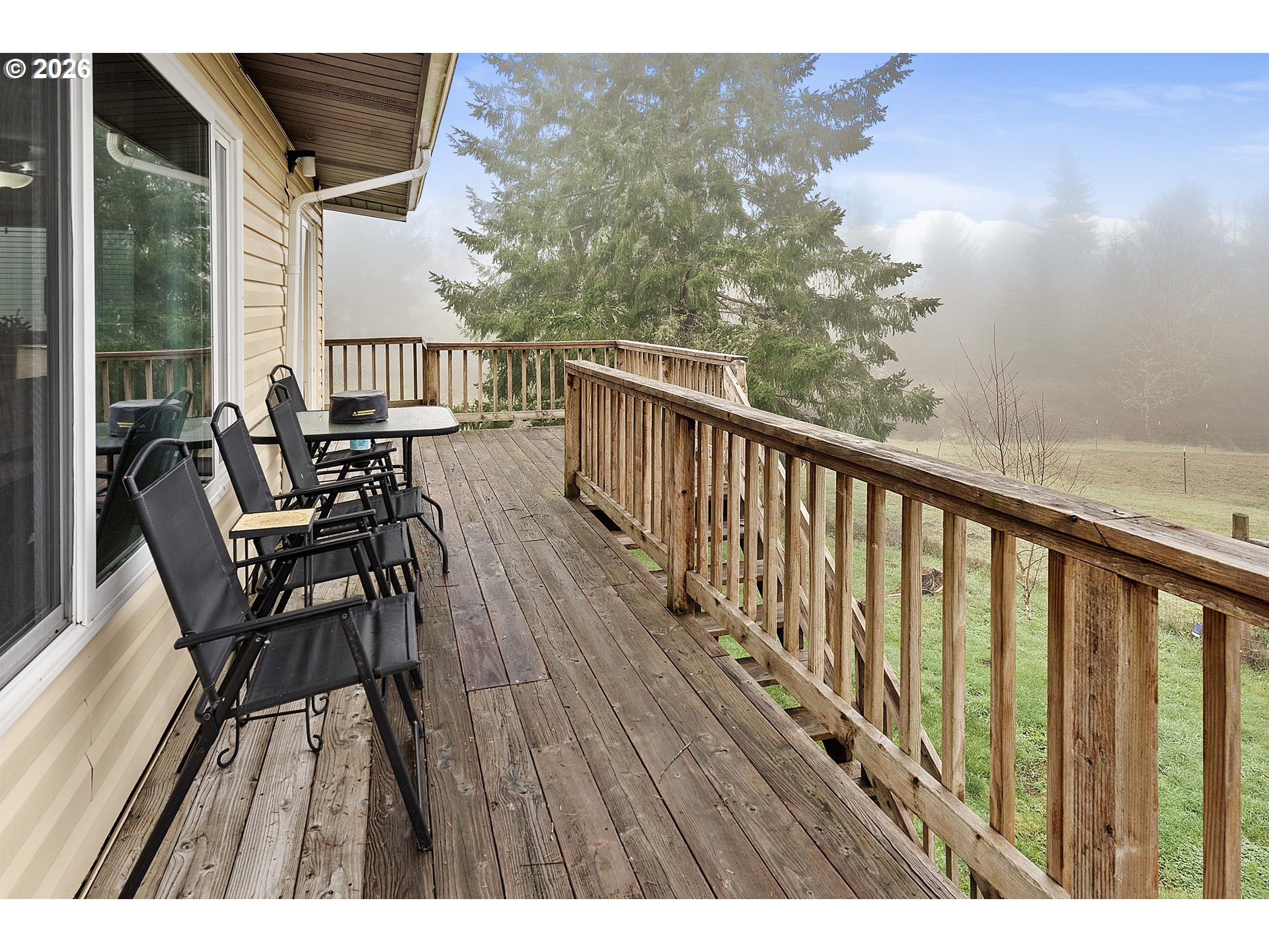91614 George Hill Road Astoria, OR 97103 - Photo 15 of 44 a view of balcony with furniture