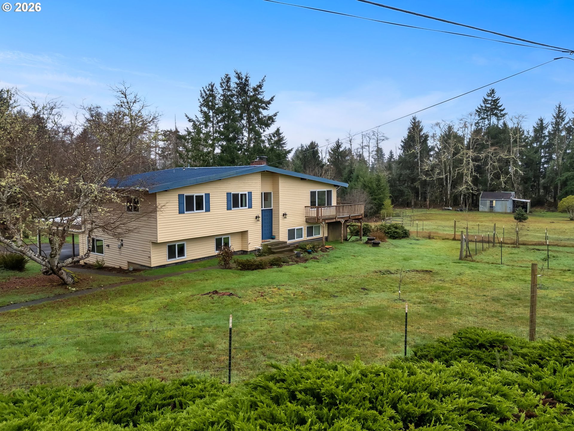 91614 George Hill Road Astoria, OR 97103 - Photo 44 of 44 a view of an house with backyard space and garden