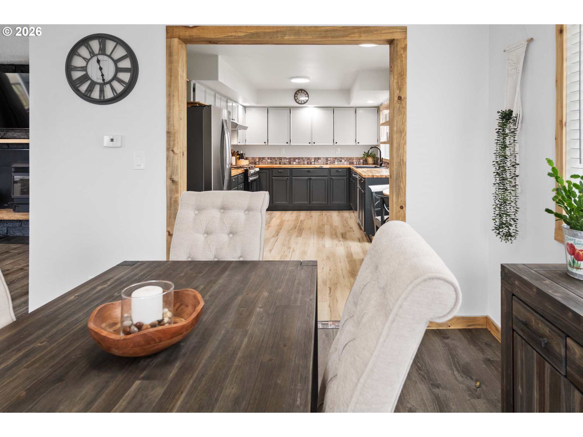 91614 George Hill Road Astoria, OR 97103 - Photo 7 of 44 a view of kitchen with cabinets and wooden floor