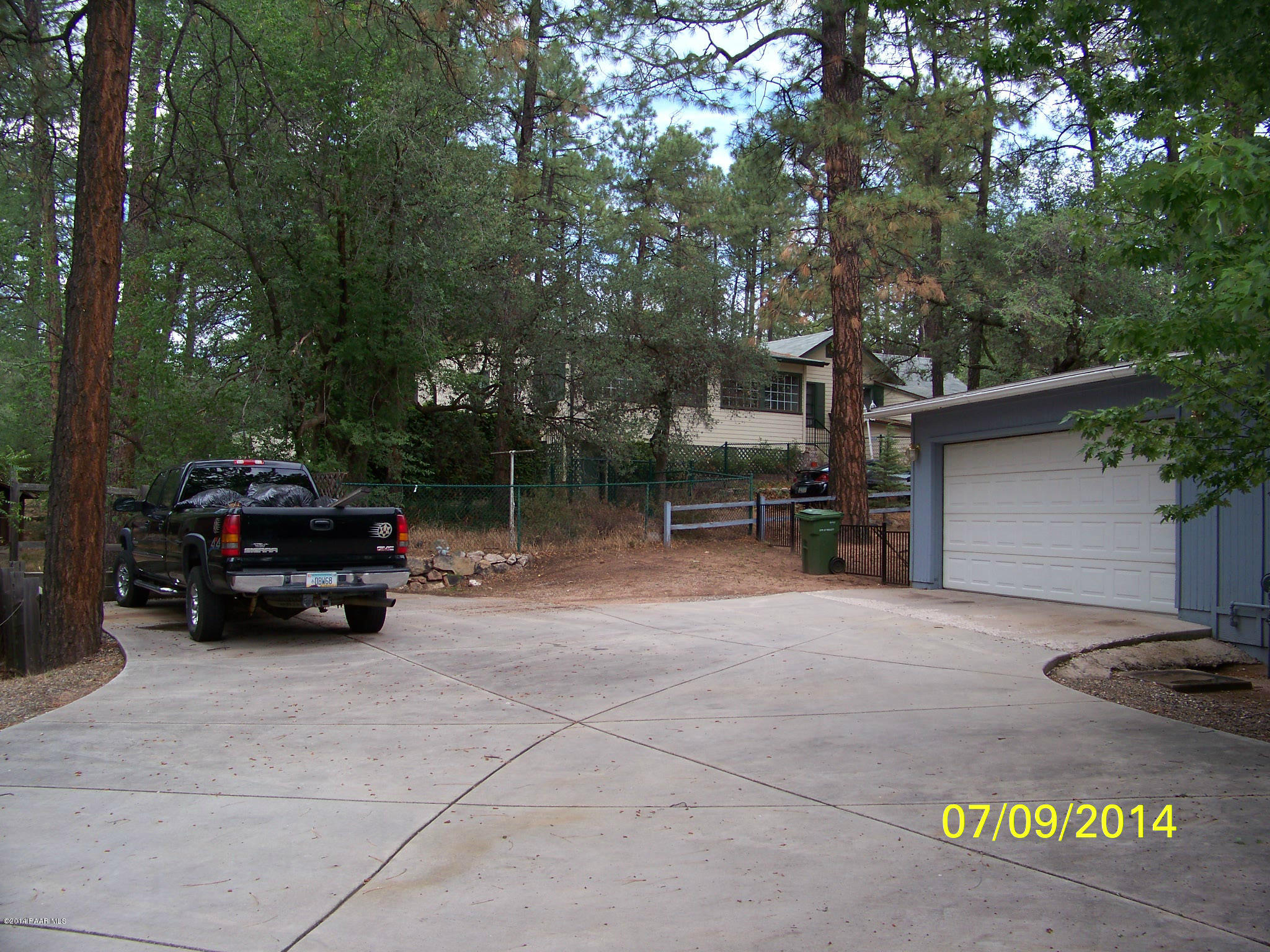 Rear Entry Garage and room to park more