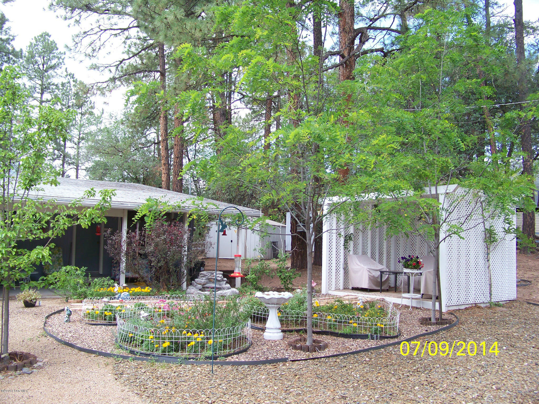 Front of home with Patio and Gazebo