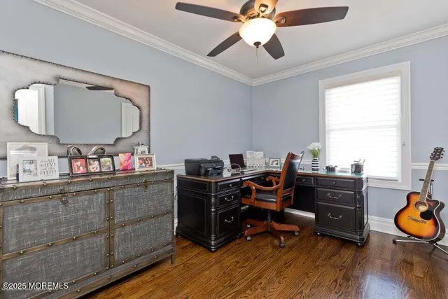 a room with furniture and wooden floor