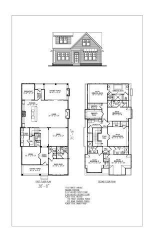 a front view of a house with plants