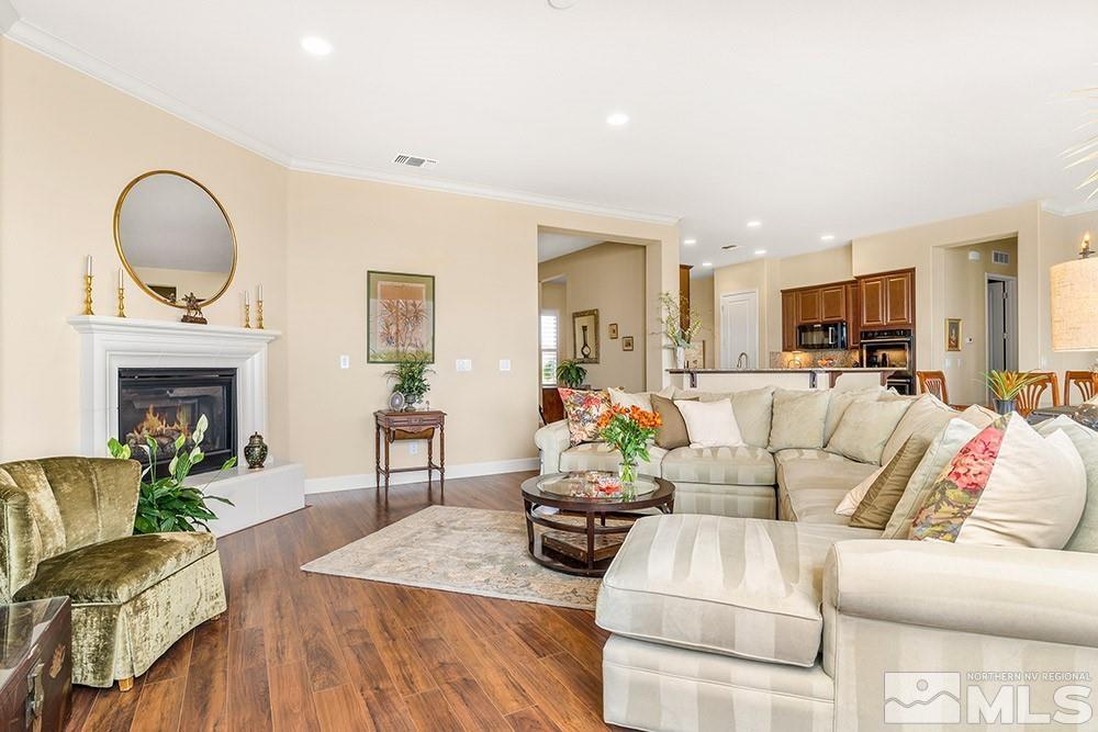 9266 Maplehurst Trail Reno, NV 89523 - Photo 7 of 29 a living room with furniture and a fireplace