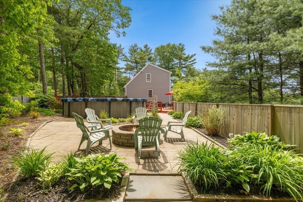 19 Station Street Wareham, MA 02571 - Photo 13 of 41 a garden view with a seating space