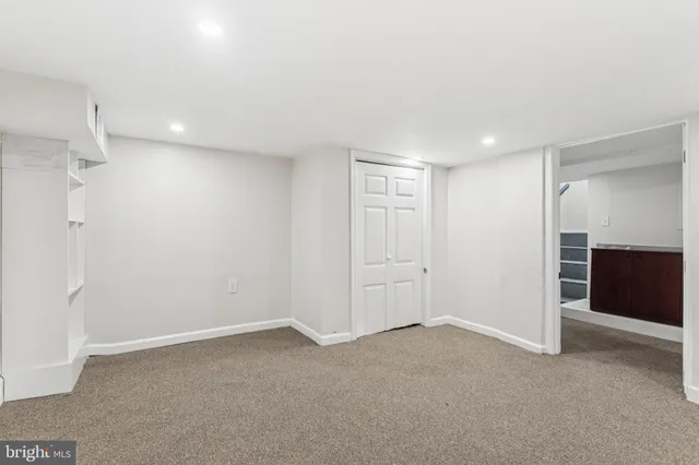 a view of an empty room