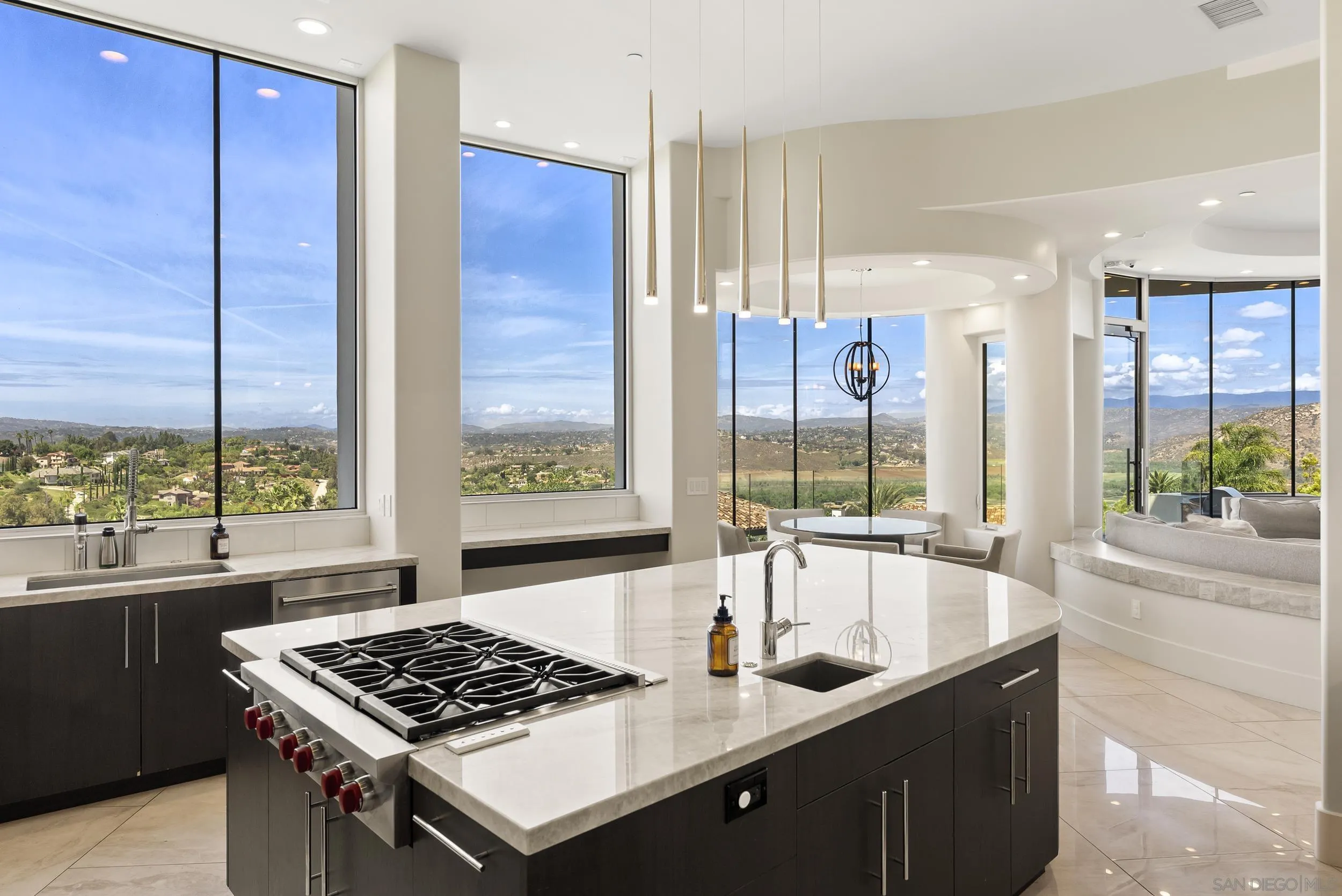 13220 Highlands Ranch Road Poway, CA 92064 - Photo 7 of 44 a kitchen with stainless steel appliances granite countertop a sink a stove and a refrigerator