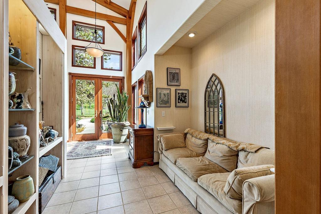 2076 Upper Applegate Road Jacksonville, OR 97530 - Photo 17 of 35 a living room with furniture and a large window